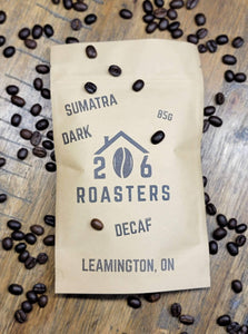 85g Sample Pack - Sumatra Dark Fair Trade Organic MWP DECAF
